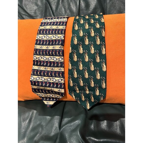 10 Amazing lot of mens designer ties Golf Themed - Picture 6 of 7